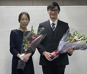2021年度最優秀新人賞(中原央人さん・菊地彩香さん)